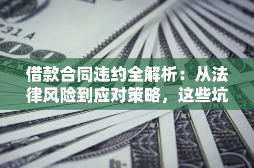 济南借款合同违约全解析：从法律风险到应对策略，这些坑别再踩！