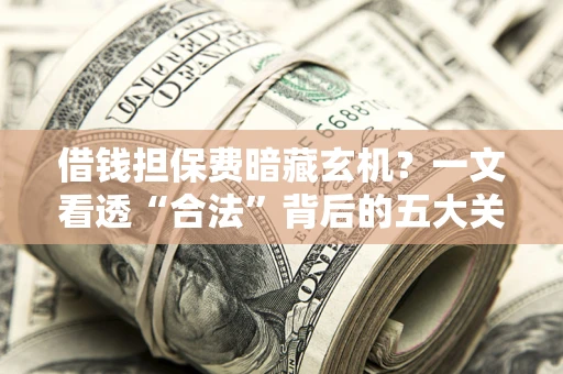 济南借钱担保费暗藏玄机？一文看透“合法”背后的五大关键陷阱